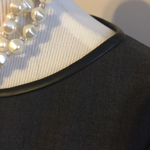 EUC Tahari Dark Gray Work Cocktail Dress - Picture 5 of 6